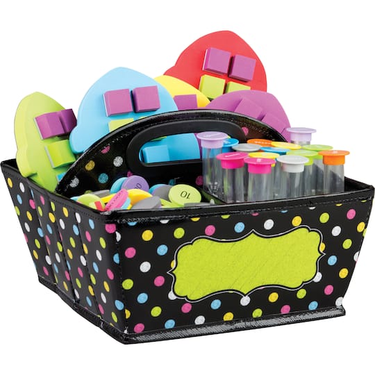 Teacher Created Resources 6" Chalkboard Storage Caddy in Black | 9" x 9" x 6" | Michaels®